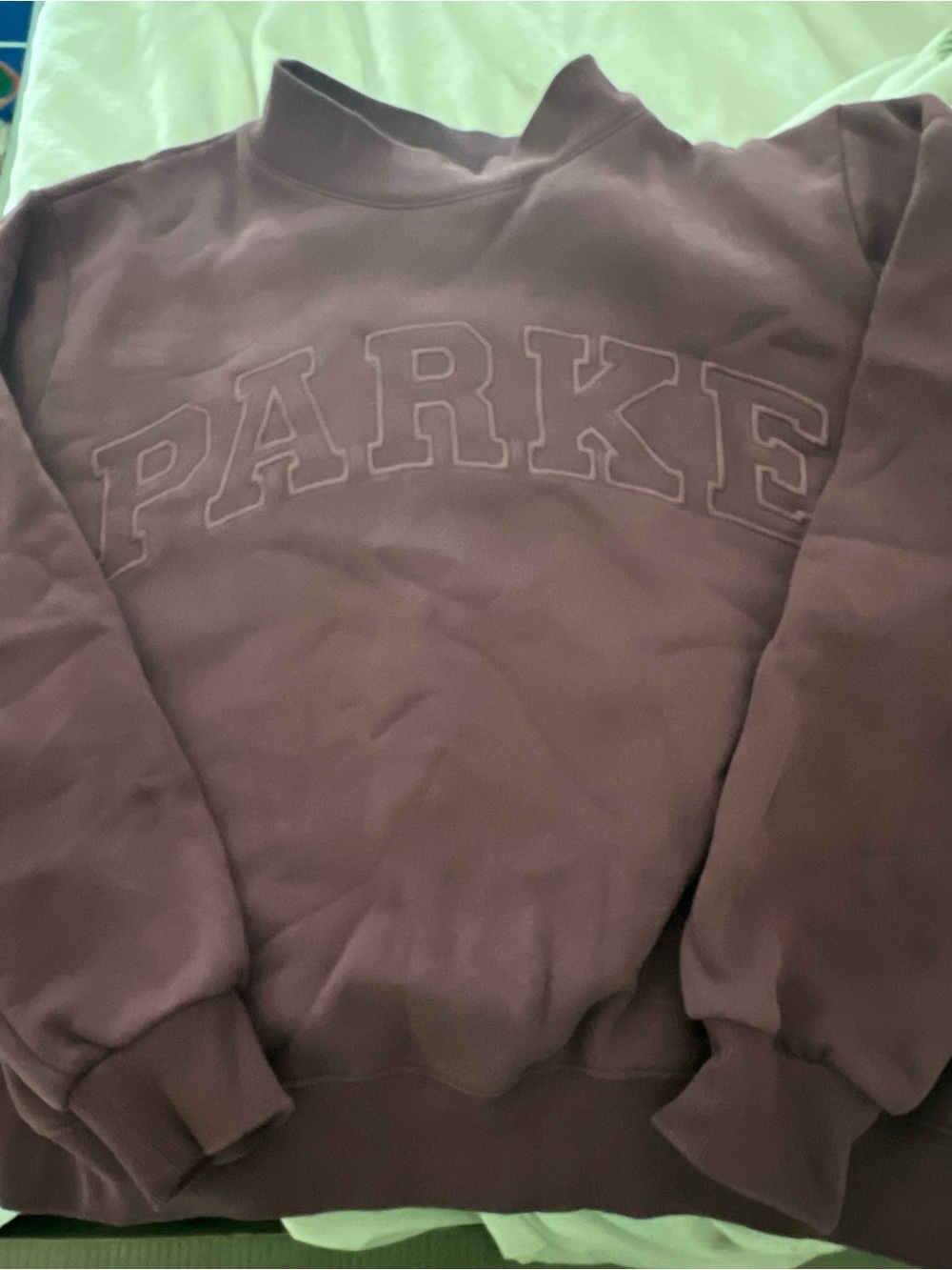 Parke Eggplant MOCKNECK L/XL